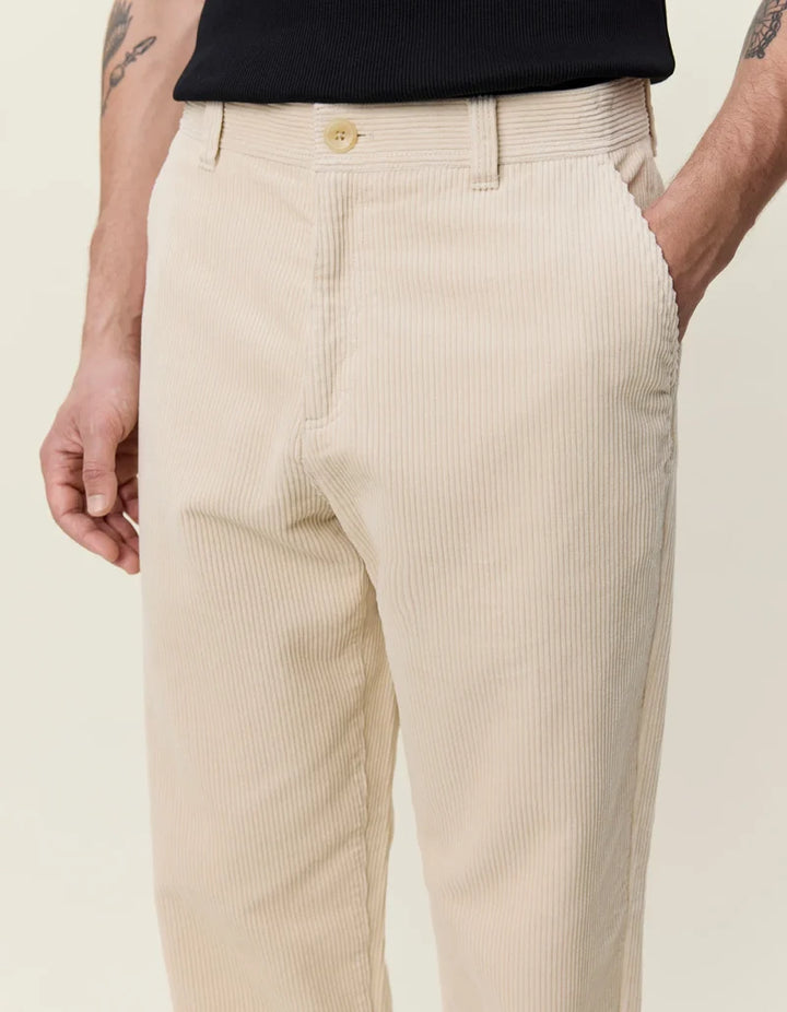 Corduroy Tapered Pants | Ivory
