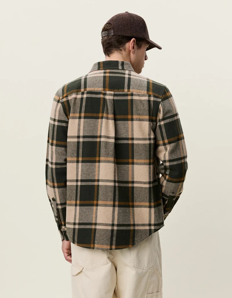 Check Flannel Shirt | Rosin Green