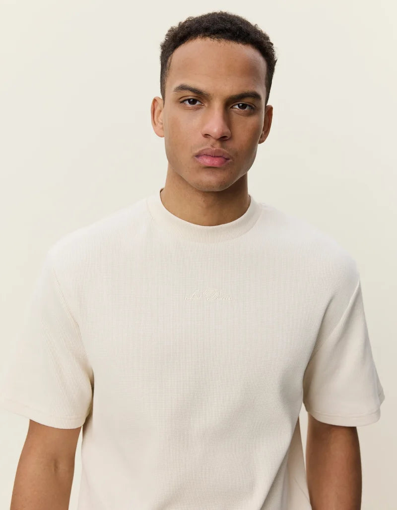 Signature Waffle T-Shirt | Ivory