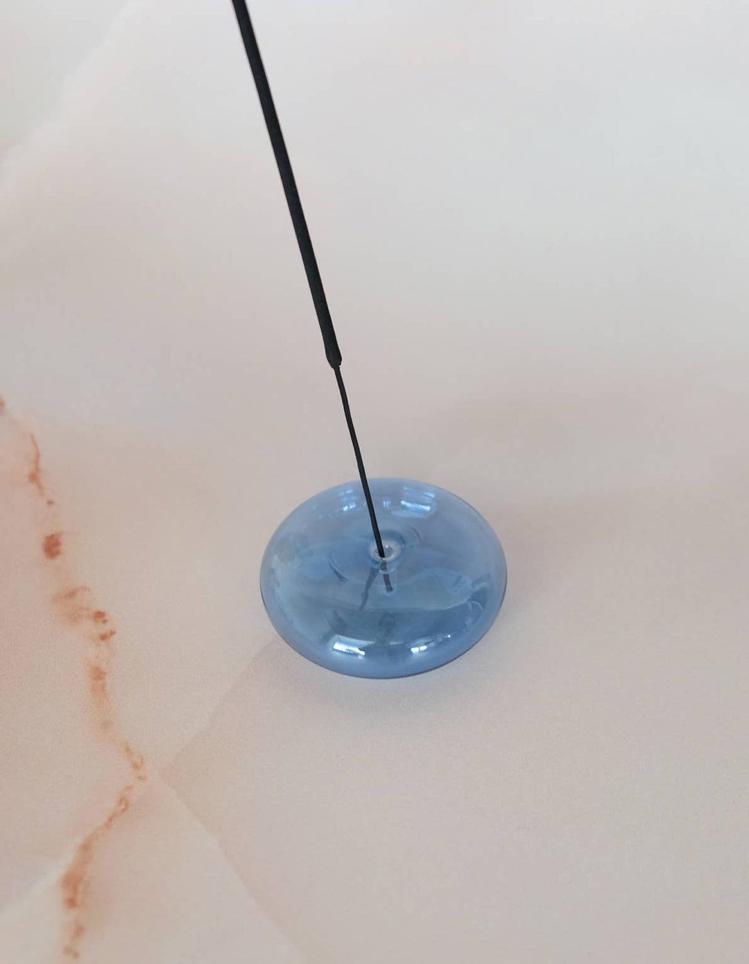 Glass Bubble Incense Holder