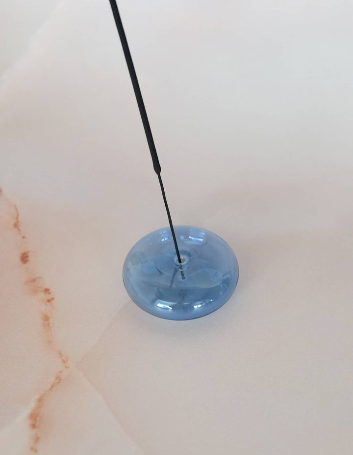 Glass Bubble Incense Holder