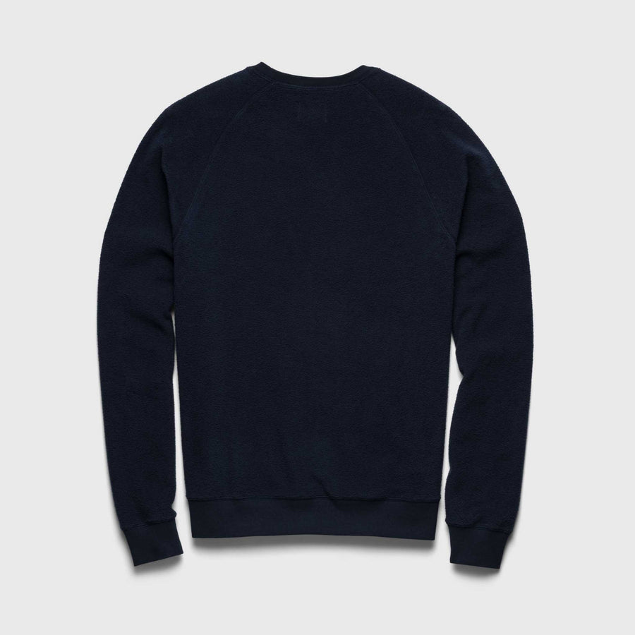 Butch Fuzzy Fleece Crewneck | Navy Blazer