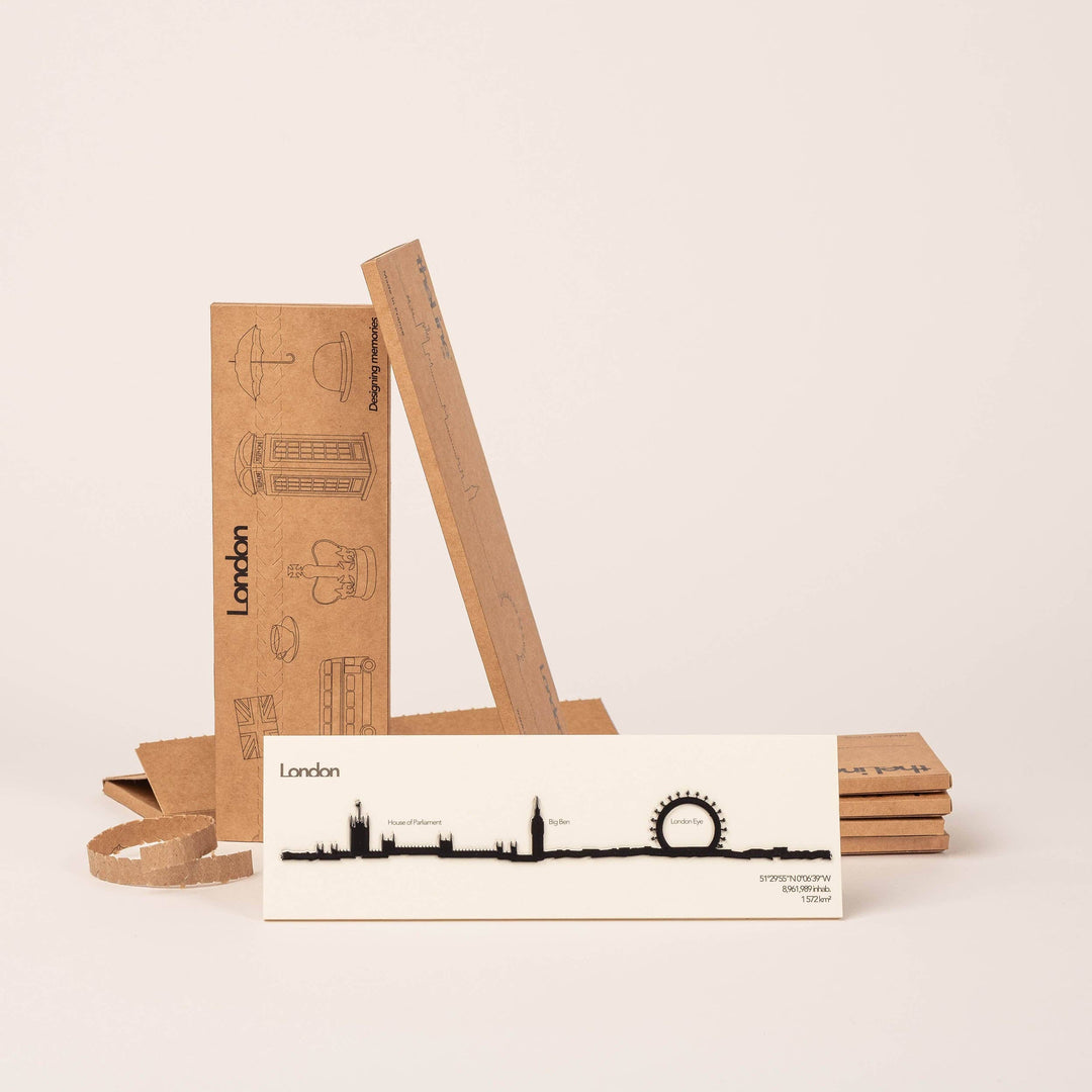 The Line - 7.5" City Skyline Silhouette Mini