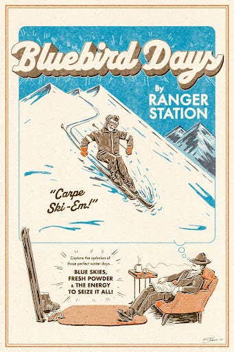 Bluebird Days Candle