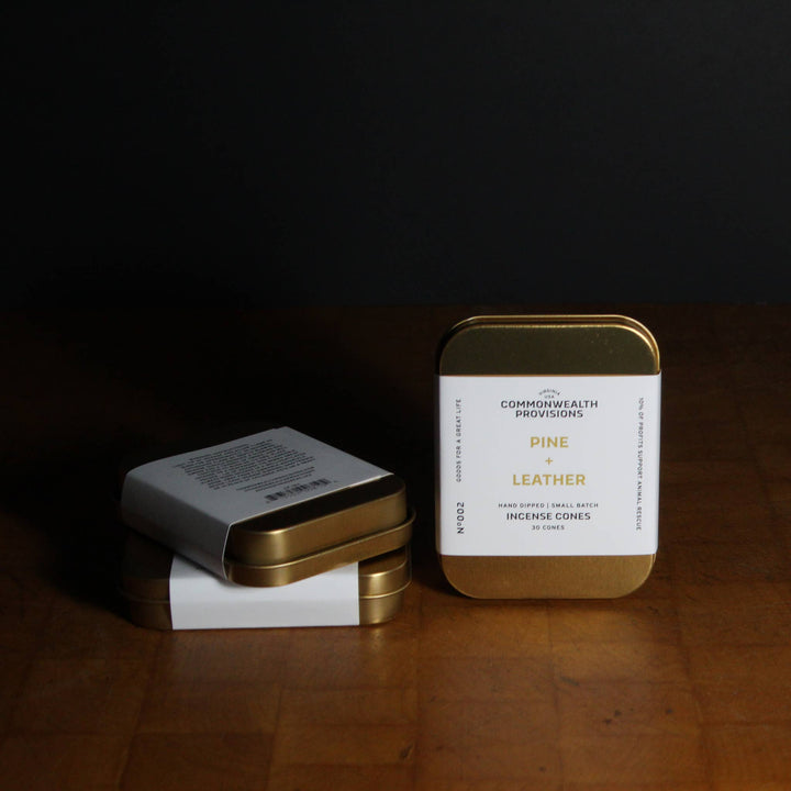 Incense Cones | Pine + Leather