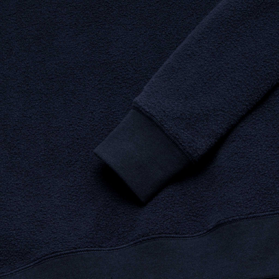 Butch Fuzzy Fleece Crewneck | Navy Blazer