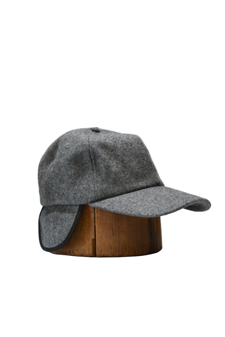 Snapback Wool Hat with Ear-Flap