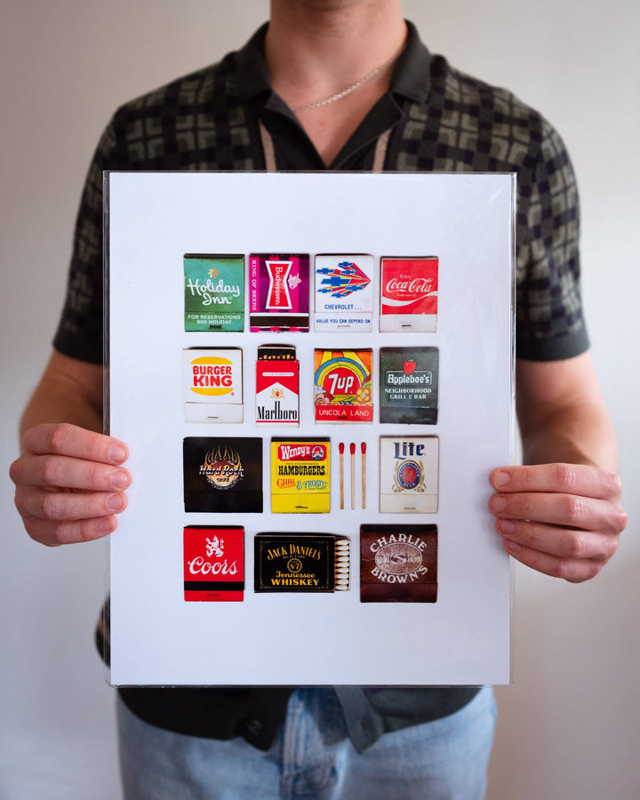 Americana II Vintage Matchbook Collage