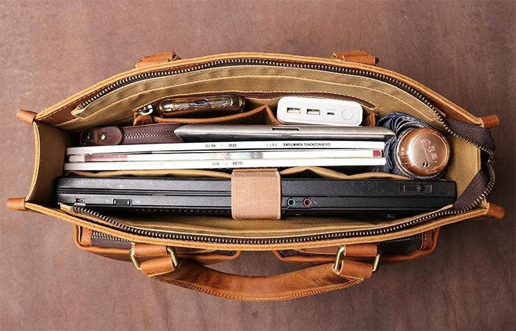 The Dagmar Leather Briefcase | Messenger Bag