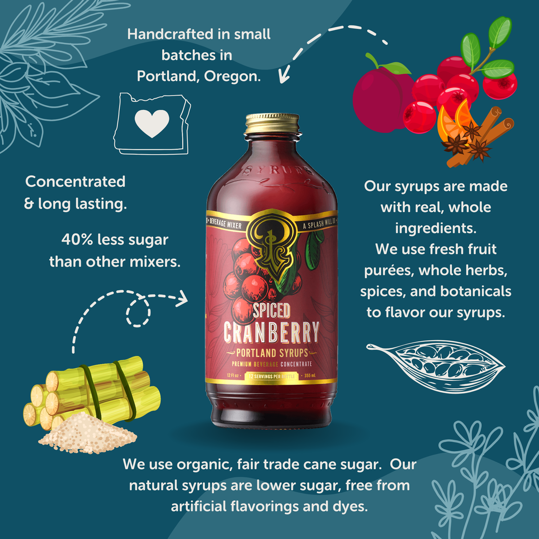 Spiced Cranberry Syrup 12oz