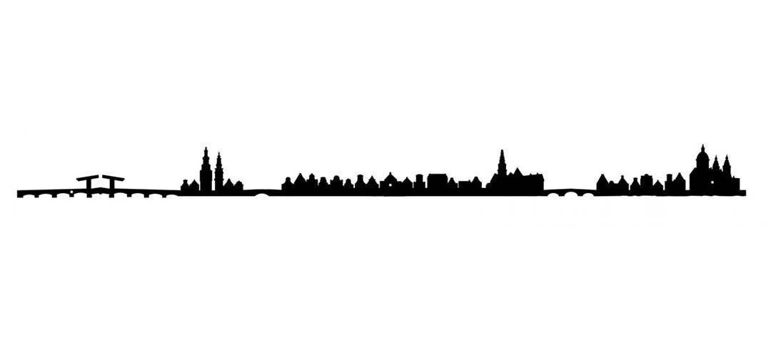 The Line - 19.5" City Skyline Silhouette