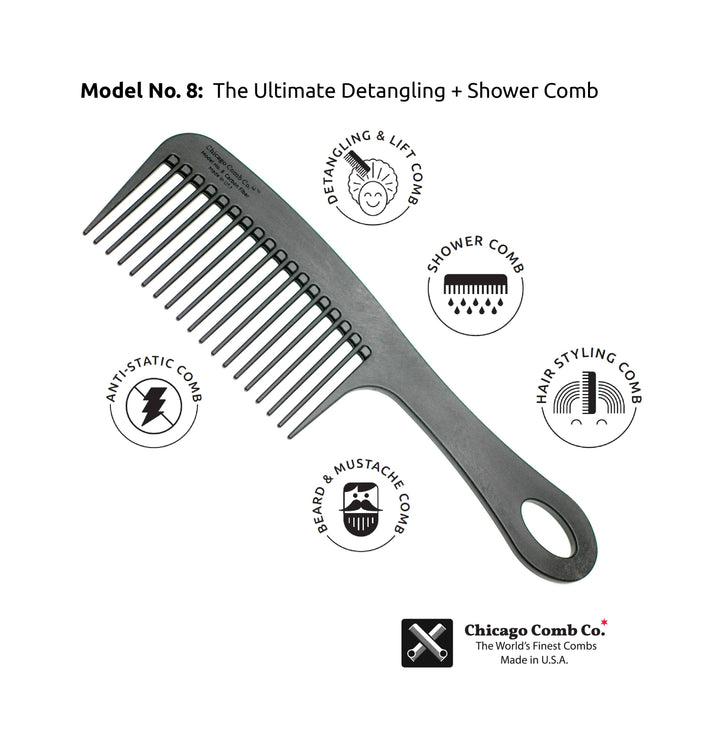 Model No. 8 Carbon Fiber Comb