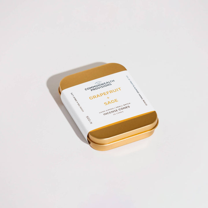 Incense Cones | Grapefruit + Sage
