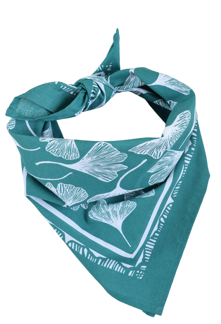 Ginkgo Leaf Bandana | Green