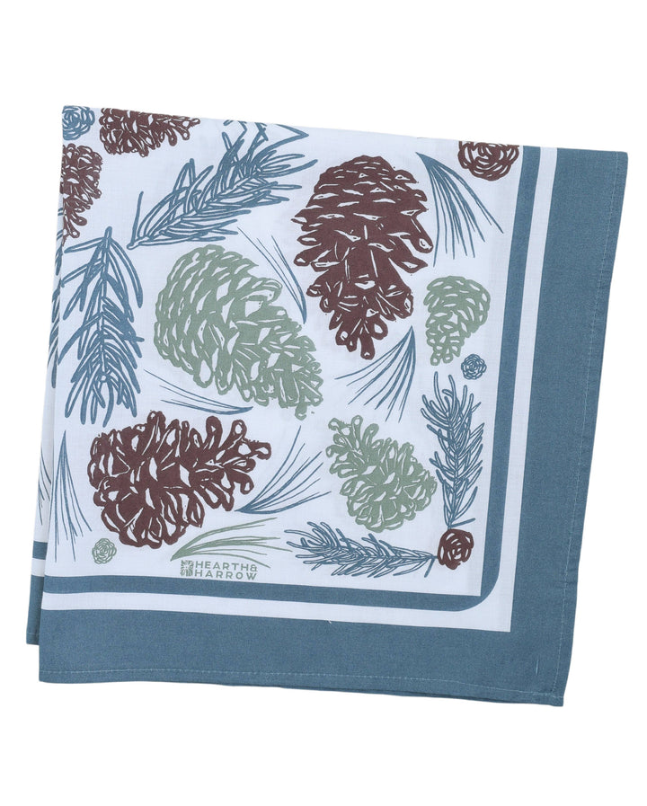 Pine Cone Bandana | Soft Green
