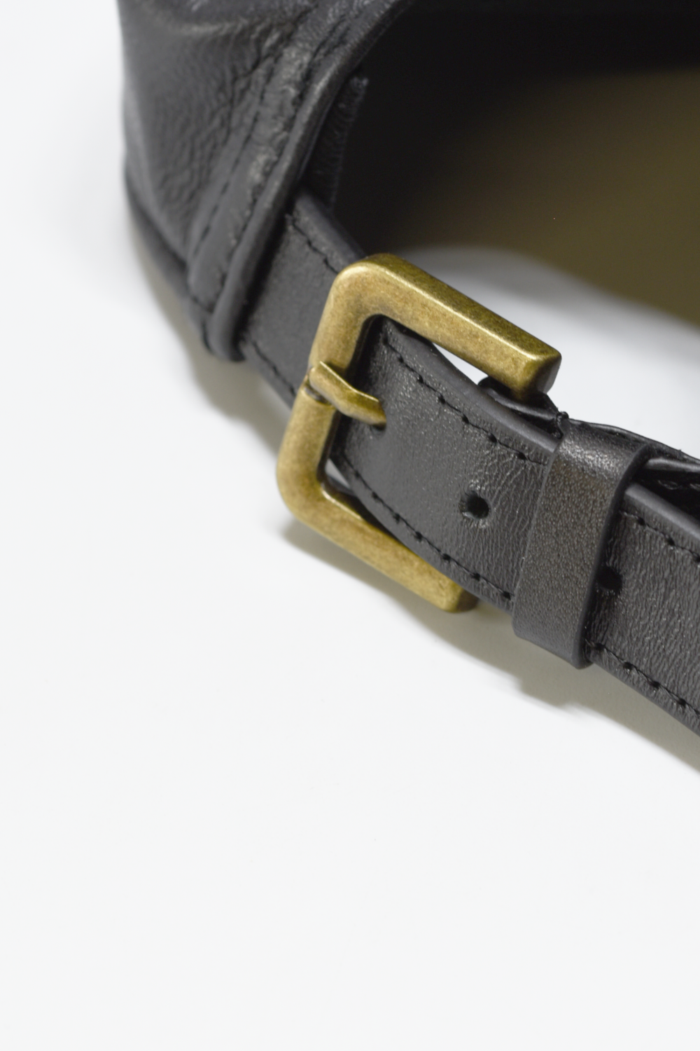 Lambskin Leather Baseball Hat