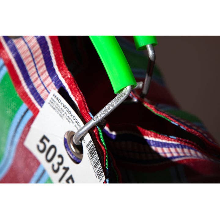 Recycled Plastic Stripe Bag - Rectangle