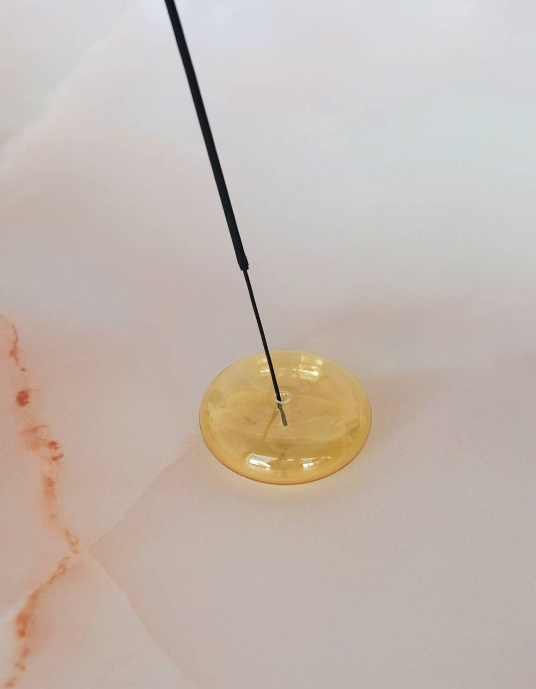 Glass Bubble Incense Holder