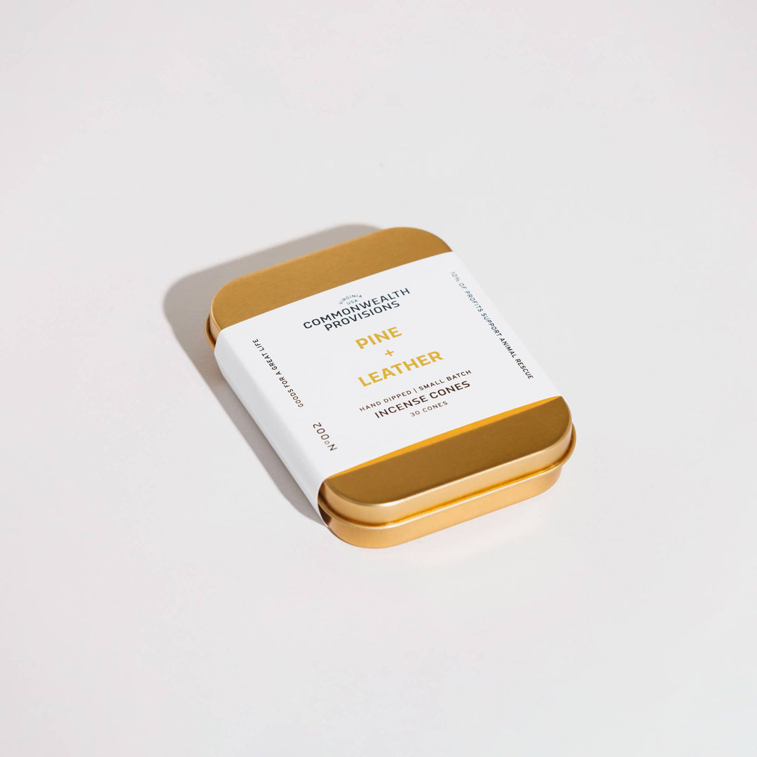 Incense Cones | Pine + Leather