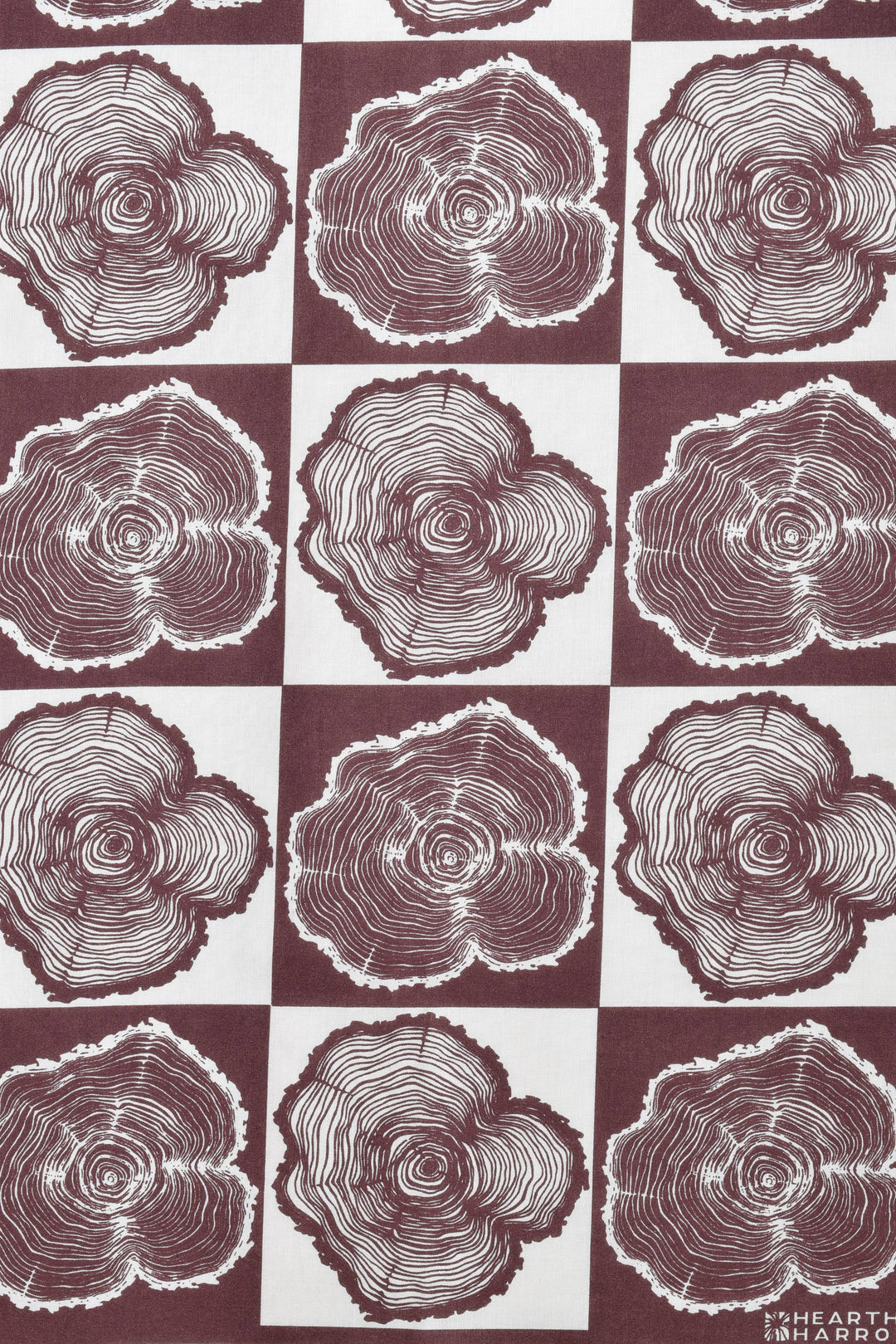 Tree Ring Bandana | Burgundy
