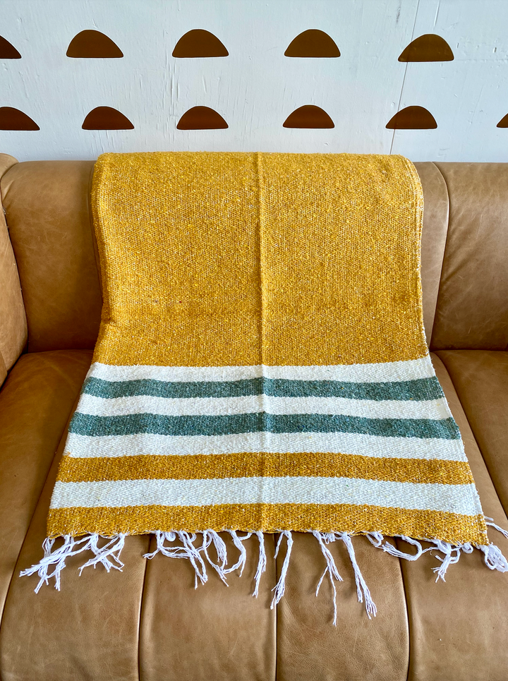 Golden Hour - RECYCLED THROW BLANKET Summer Beach Throw