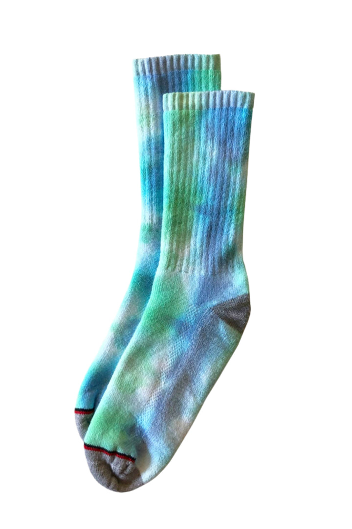 Earth ZigZag Tie-Dye XL Socks