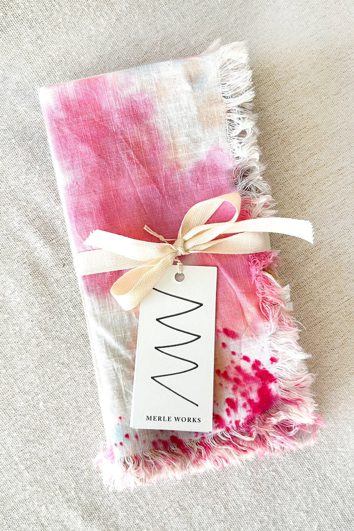 Cherry Blossoms Hand-dyed Napkins