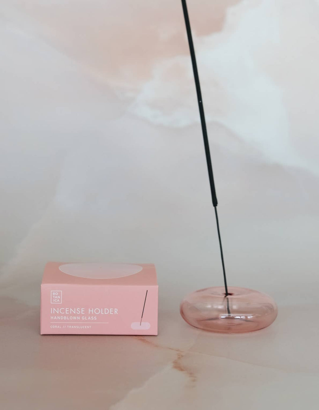 Glass Bubble Incense Holder