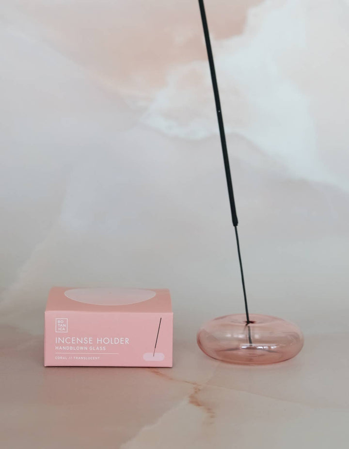 Glass Bubble Incense Holder