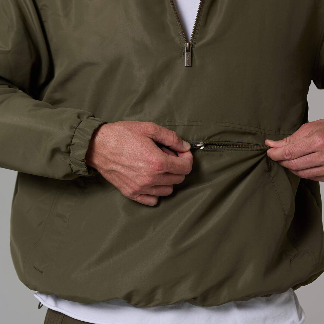 Half Zip Jacket | Olive