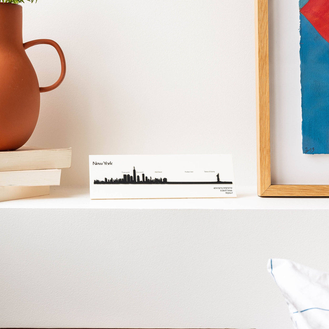 The Line - 7.5" City Skyline Silhouette Mini