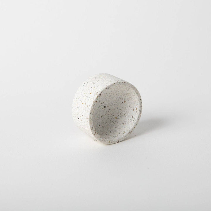Round Incense Holder | White Terrazzo