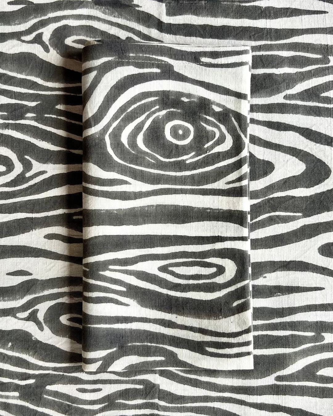 Faux Bois Organic Cotton Linen Napkins