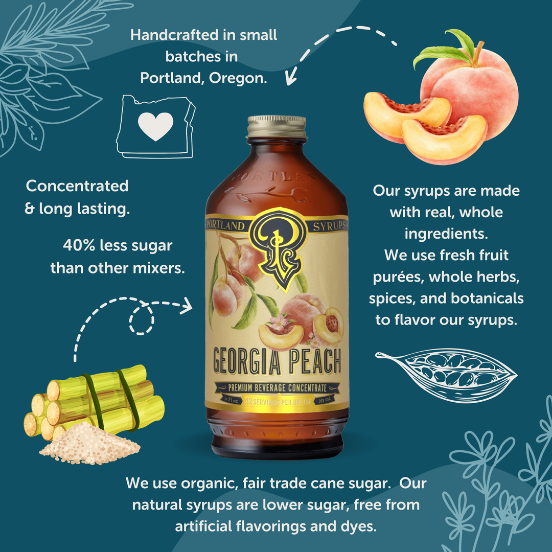 Georgia Peach Syrup 12oz
