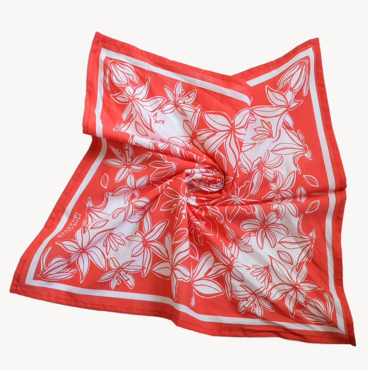 Flower Bloom Bandana | Red