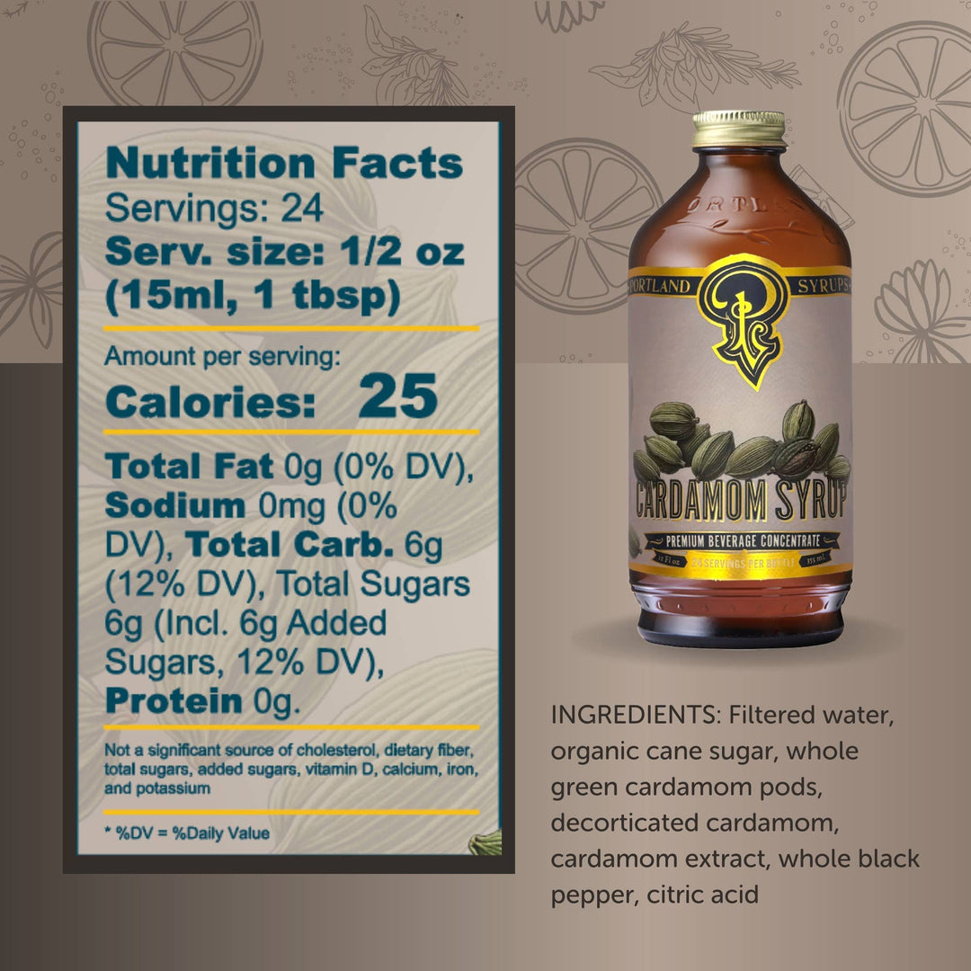 Cardamom Syrup 12oz