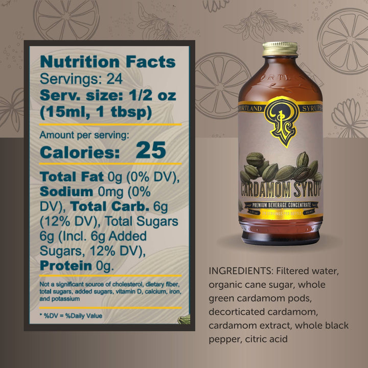 Cardamom Syrup 12oz