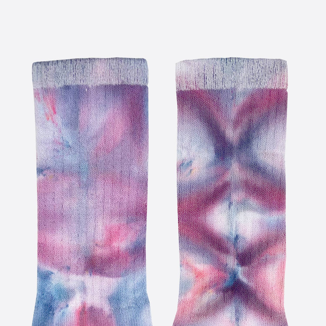 Moody Watercolor Ice-dye XL Sock