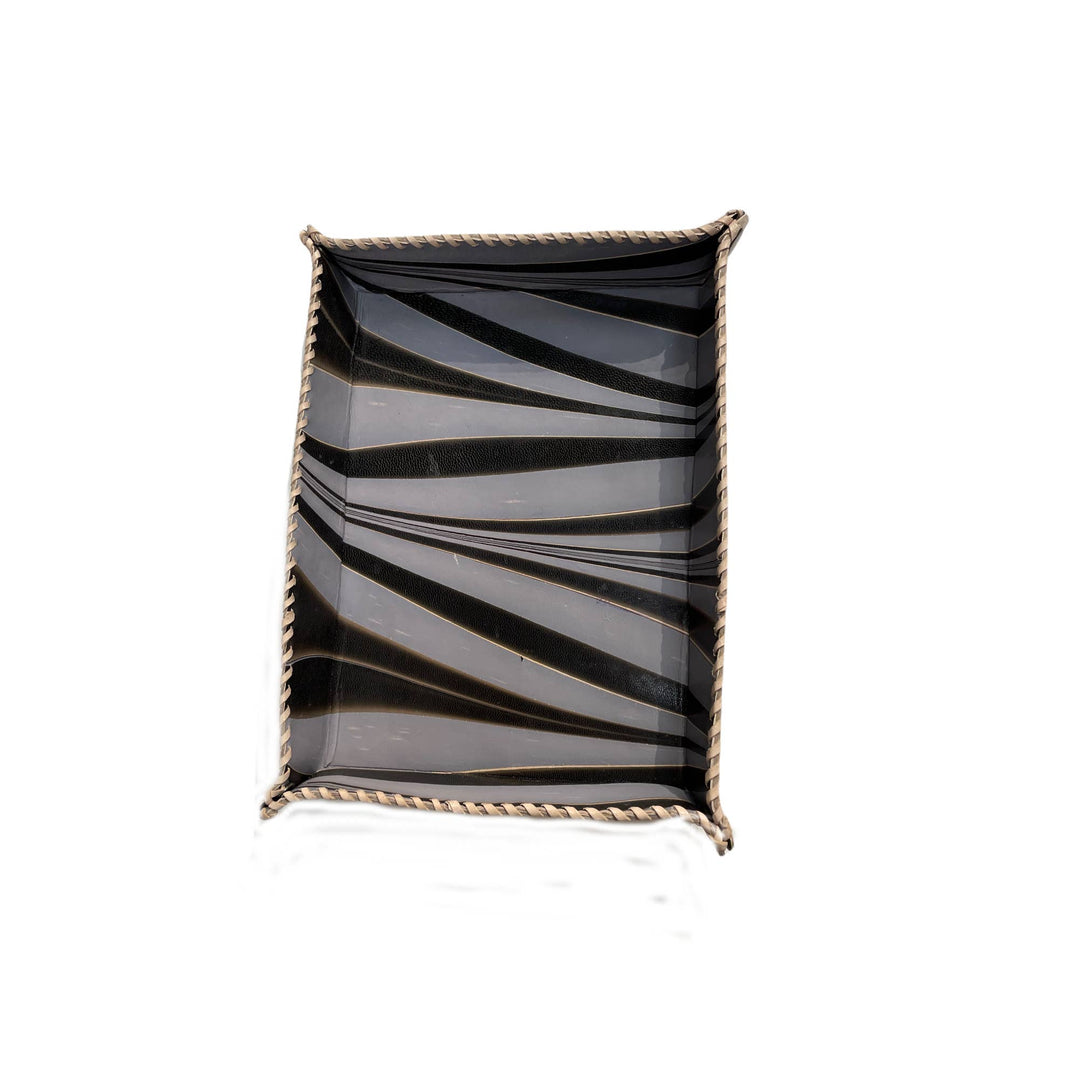 Marbled Leather Tray