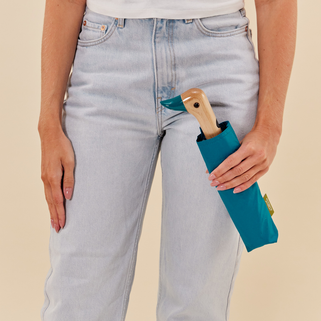 Teal Eco-friendly Original Duckhead Compact Umbrella