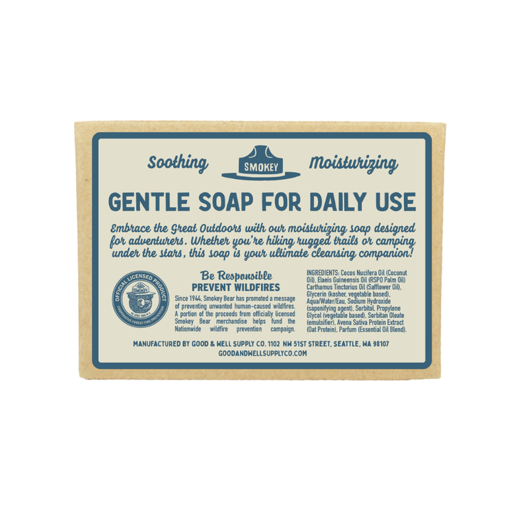 Smokey Bear Bar Soap - Cedar & Mint