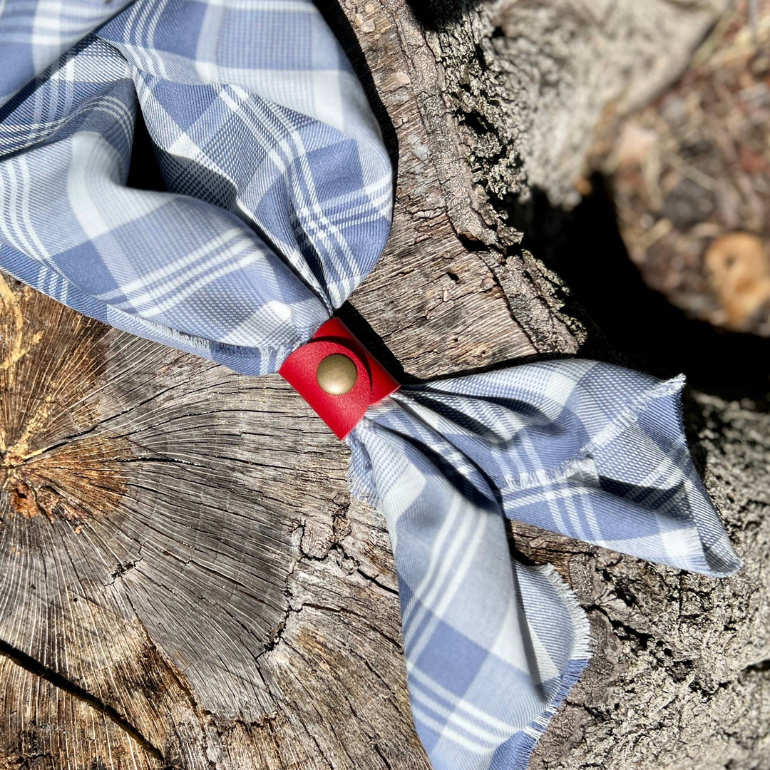 Genuine Leather Bandana Slide
