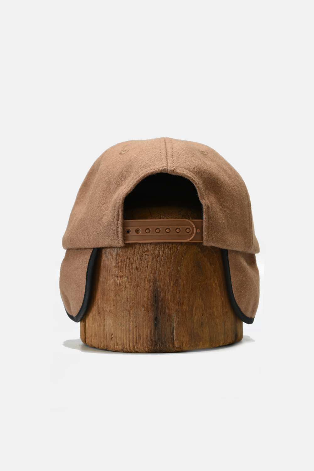 Snapback Wool Hat with Ear-Flap