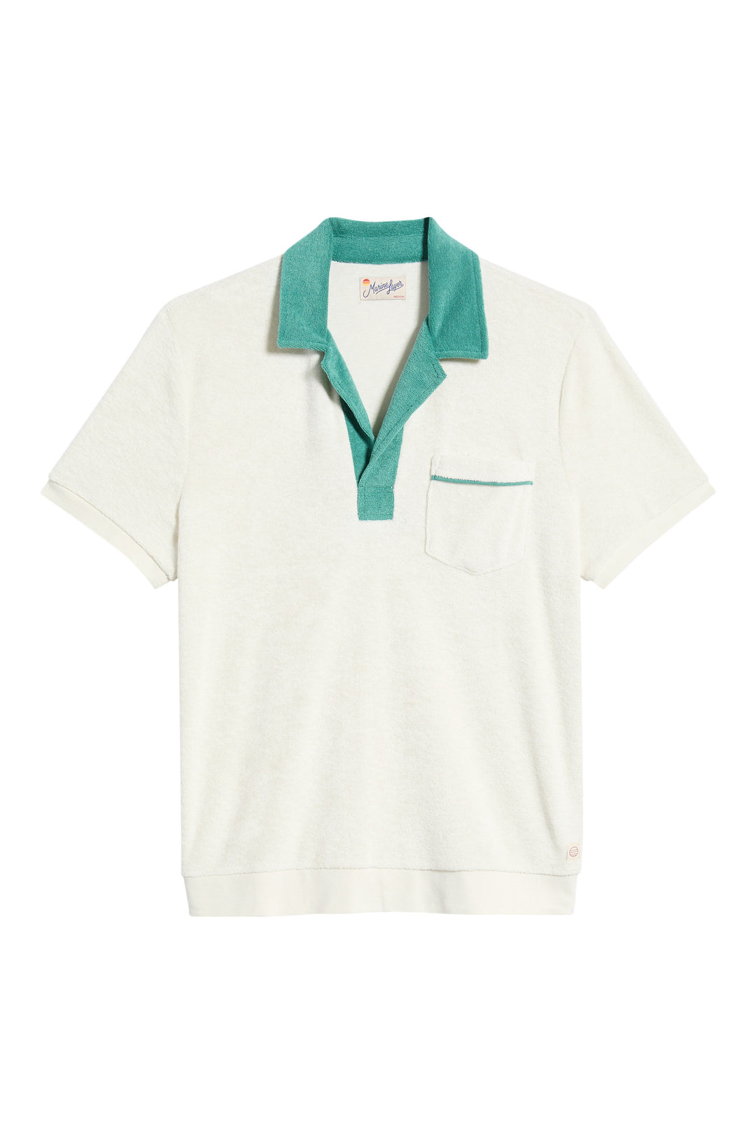 Emilio Vintage Terry Polo | White