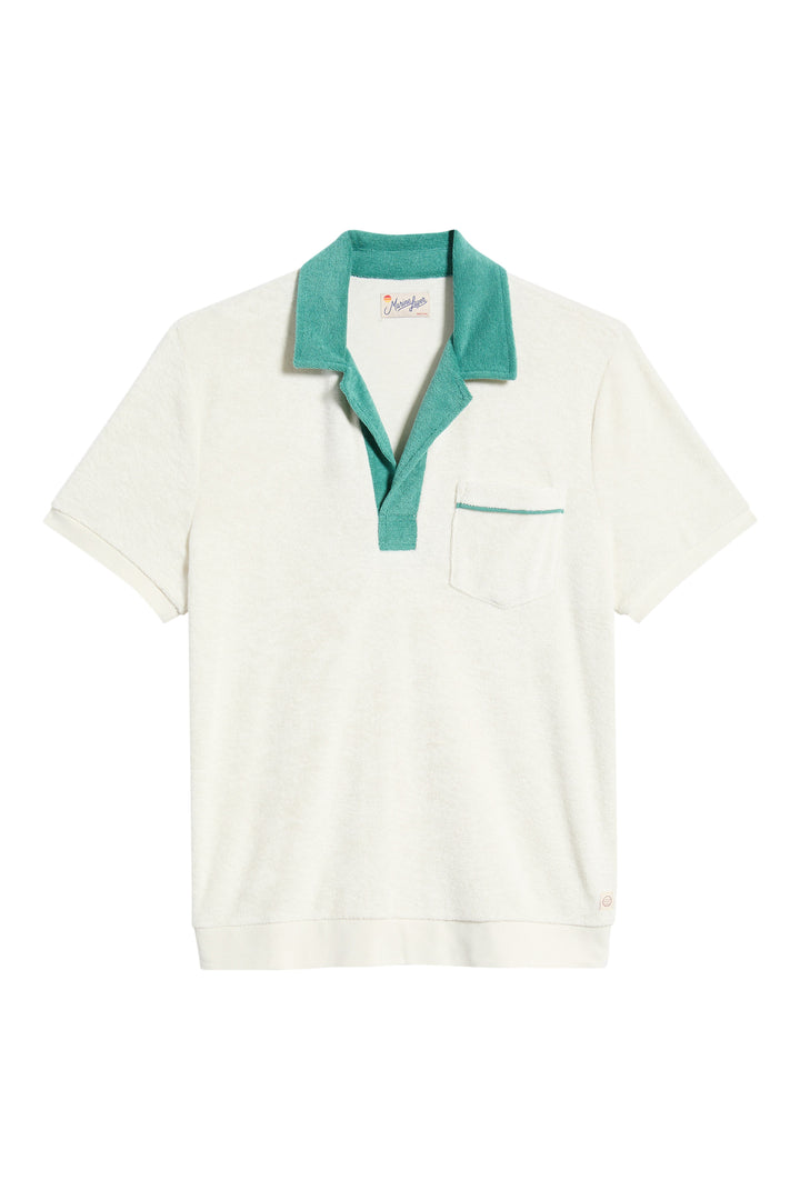 Emilio Vintage Terry Polo | White