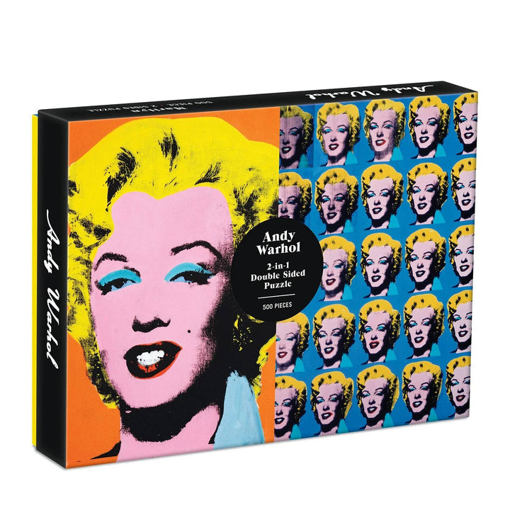 Andy Warhol: Marilyn 500 Piece Double-Sided Puzzle