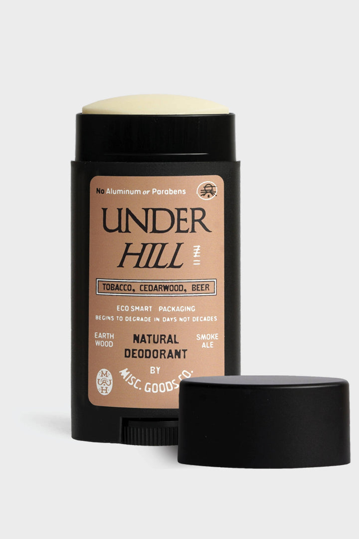 Underhill Natural Deodorant – Tobacco, Cedar & Ale | Aluminum-Free, 2.65oz