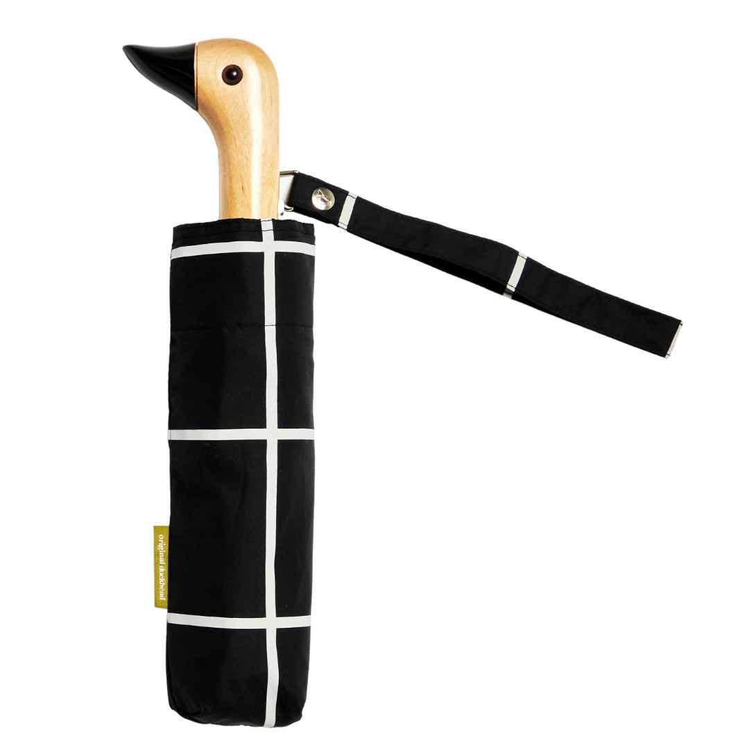 Original Duckhead Umbrella | Black Grid