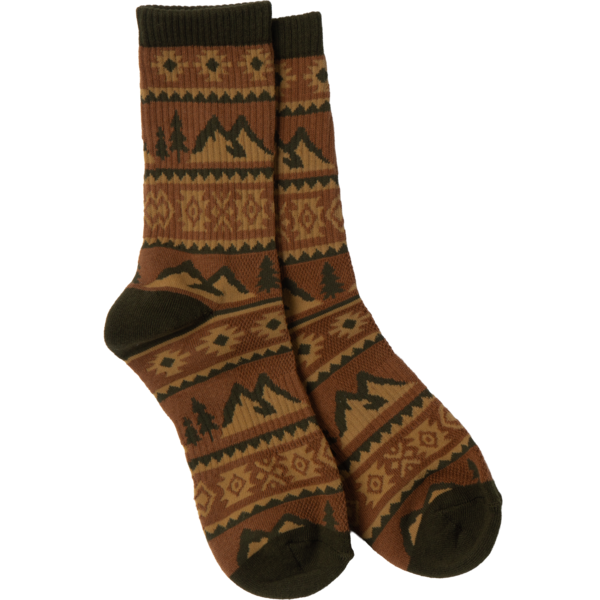 Western Fade Sock | Rust