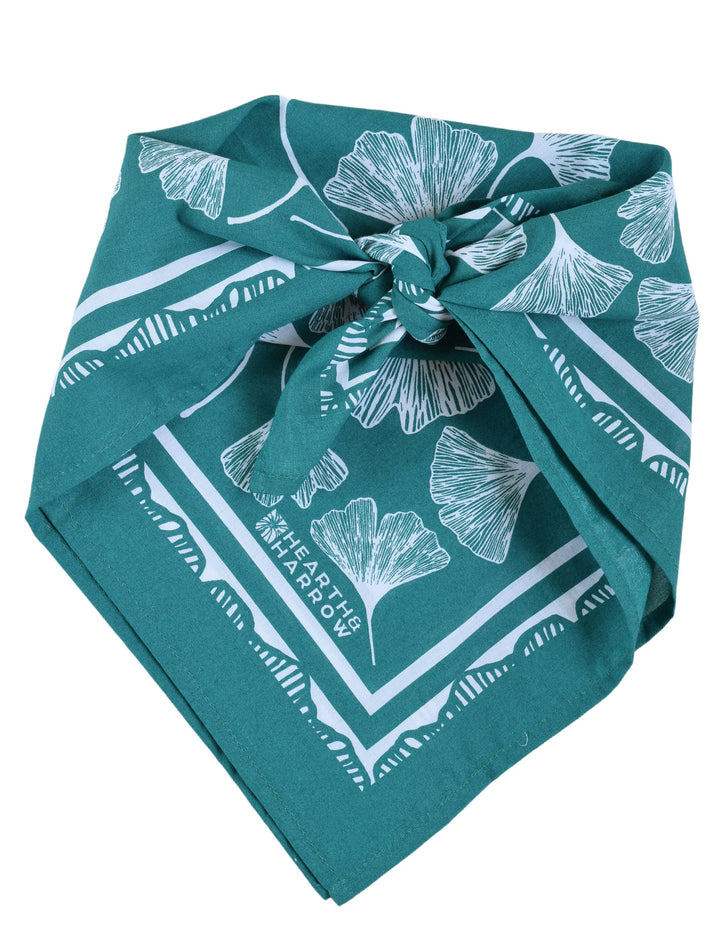 Ginkgo Leaf Bandana | Green